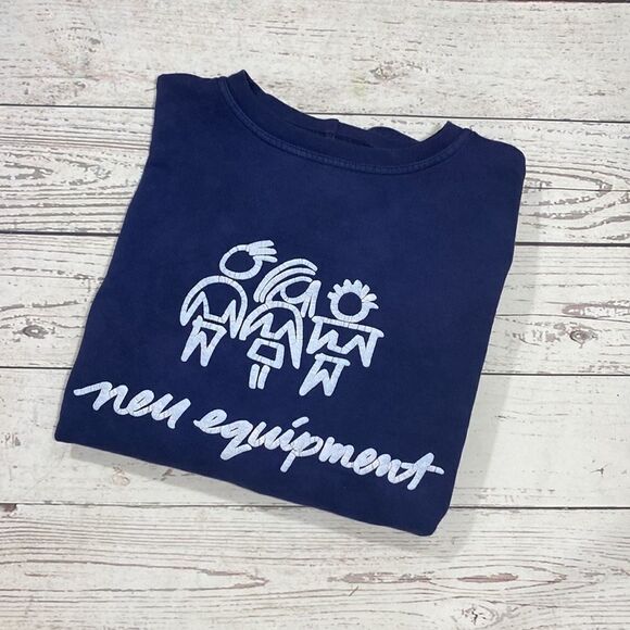Vintage N.E.U. Equipment -Over-Sized Sweatshirt - Picture 7 of 13
